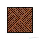 Leziter Akusztikus falpanel Deco VIII dió hatású 60x60x1,8 cm J01TF08-WAL