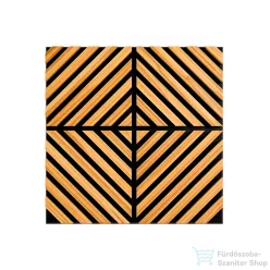   Leziter Akusztikus falpanel Deco IX bambusz hatású 60x60x1,8 cm J01TF14-BAM
