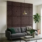 Leziter Akusztikus falpanel Deco IX olajos tölgy hatású 60x60x1,8 cm J01TF14-OAK