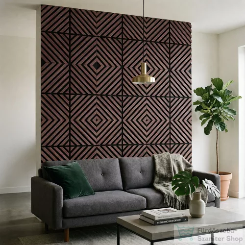 Leziter Akusztikus falpanel Deco IX olajos tölgy hatású 60x60x1,8 cm J01TF14-OAK