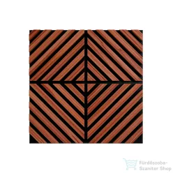   Leziter Akusztikus falpanel Deco IX dió hatású 60x60x1,8 cm J01TF14-WAL