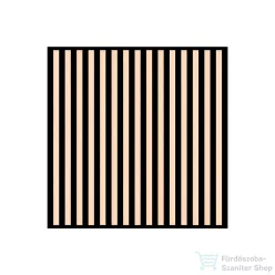   Leziter Akusztikus falpanel Deco II bambusz hatású 60x60x1,8 cm J01TF15-BAM