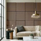 Leziter Akusztikus falpanel Deco II bambusz hatású 60x60x1,8 cm J01TF15-BAM