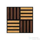 Leziter Akusztikus falpanel Deco X bambusz hatású 60x60x1,8 cm J01TF16-BAM