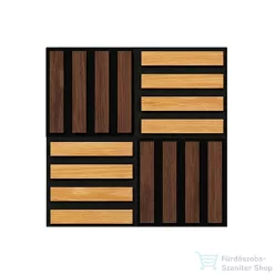   Leziter Akusztikus falpanel Deco X bambusz hatású 60x60x1,8 cm J01TF16-BAM