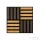 Leziter Akusztikus falpanel Deco X olajos tölgy hatású 60x60x1,8 cm J01TF16-OAK