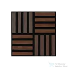 Leziter Akusztikus falpanel Deco X dió hatású 60x60x1,8 cm J01TF16-WAL