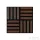 Leziter Akusztikus falpanel Deco X dió hatású 60x60x1,8 cm J01TF16-WAL