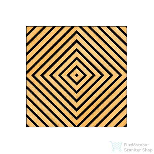 Leziter Akusztikus falpanel Deco XI bambusz hatású 60x60x1,8 cm J01TF24-BAM