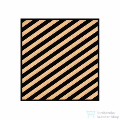   Leziter Akusztikus falpanel Deco III bambusz hatású 60x60x1,8 cm J01TR01-60-BAM