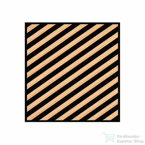 Leziter Akusztikus falpanel Deco III bambusz hatású 60x60x1,8 cm J01TR01-60-BAM