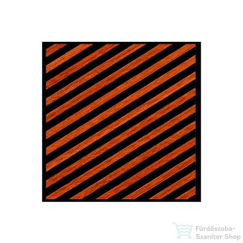 Leziter Akusztikus falpanel Deco III dió hatású 60x60x1,8 cm J01TR01-60-WAL
