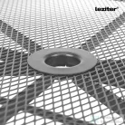 Leziter Melfi fém mesh kerti asztal 150x90x75 cm antracit JYL-22092-ANT