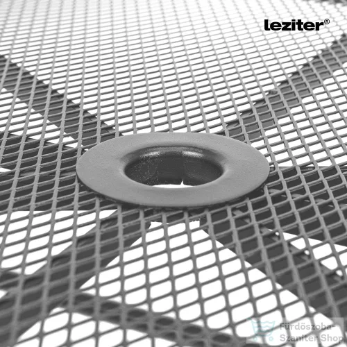 Leziter Melfi fém mesh kerti asztal 150x90x75 cm antracit JYL-22092-ANT