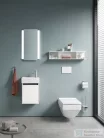Duravit KETHO.2 80x17x15 cm-es fali polc rögzítőszettel, matt fehér K21208018180000