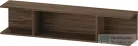 Duravit KETHO.2 80x17x15 cm-es fali polc rögzítőszettel, matt sötét dió K21208021210000