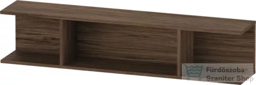 Duravit KETHO.2 80x17x15 cm-es fali polc rögzítőszettel, matt sötét dió K21208021210000