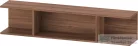 Duravit KETHO.2 80x17x15 cm-es fali polc rögzítőszettel, matt dió K21208079790000