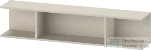 Duravit KETHO.2 80x17x15 cm-es fali polc rögzítőszettel, szupermatt taupe K21208083830000