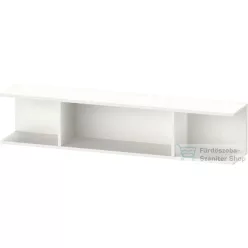  Duravit KETHO.2 80x17x15 cm-es fali polc rögzítőszettel, szupermatt fehér K21208084840000