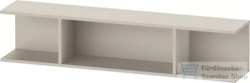 Duravit KETHO.2 80x17x15 cm-es fali polc rögzítőszettel, matt taupe K21208091910000