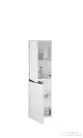 Duravit KETHO.2 132x40x24 cm-es, fali, 2 ajtós bútor, balos, fényes fehér K21319L22220000