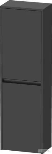 Duravit KETHO.2 132x40x24 cm-es, fali, 2 ajtós bútor, balos, matt grafit K21319L49490000