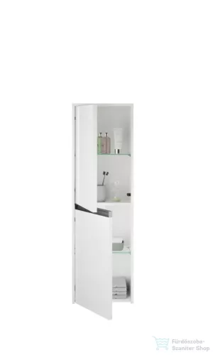 Duravit KETHO.2 132x40x24 cm-es, fali, 2 ajtós bútor, balos, szupermatt fehér K21319L84840000