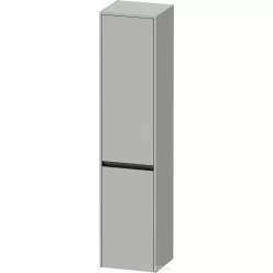   Duravit KETHO.2 176x40x36 cm-es, fali, 2 ajtós magas szekrény, balos, matt betonszürke K21329L07070000