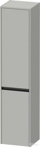 Duravit KETHO.2 176x40x36 cm-es, fali, 2 ajtós magas szekrény, balos, matt betonszürke K21329L07070000