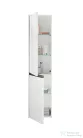 Duravit KETHO.2 176x40x36 cm-es, fali, 2 ajtós magas szekrény, balos, matt fehér K21329L18180000