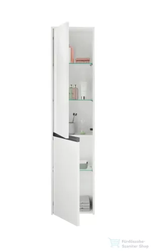 Duravit KETHO.2 176x40x36 cm-es, fali, 2 ajtós magas szekrény, balos, matt fehér K21329L18180000