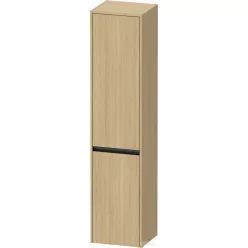   Duravit KETHO.2 176x40x36 cm-es, fali, 2 ajtós magas szekrény, balos, natúr tölgy K21329L30300000