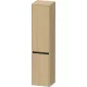 Duravit KETHO.2 176x40x36 cm-es, fali, 2 ajtós magas szekrény, balos, natúr tölgy K21329L30300000