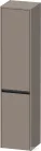 Duravit KETHO.2 176x40x36 cm-es, fali, 2 ajtós magas szekrény, balos, matt bazalt K21329L43430000
