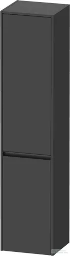 Duravit KETHO.2 176x40x36 cm-es, fali, 2 ajtós magas szekrény, balos, matt grafit K21329L49490000
