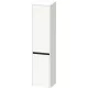 Duravit KETHO.2 176x40x36 cm-es, fali, 2 ajtós magas szekrény, balos, szupermatt fehér K21329L84840000