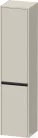 Duravit KETHO.2 176x40x36 cm-es, fali, 2 ajtós magas szekrény, balos, matt taupe K21329L91910000
