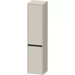   Duravit KETHO.2 176x40x36 cm-es, fali, 2 ajtós magas szekrény, balos, matt taupe K21329L91910000