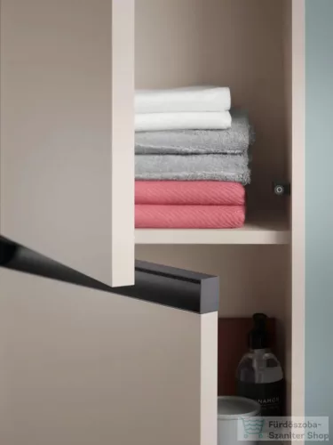 Duravit KETHO.2 176x40x36 cm-es, fali, 2 ajtós magas szekrény, balos, matt taupe K21329L91910000