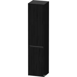   Duravit KETHO.2 176x40x36 cm-es, fali, 2 ajtós magas szekrény, jobbos, matt fekete tölgy K21329R16160000