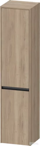 Duravit KETHO.2 176x40x36 cm-es, fali, 2 ajtós magas szekrény, jobbos, márványos tölgy K21329R55550000