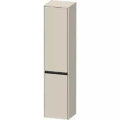   Duravit KETHO.2 176x40x36 cm-es, fali, 2 ajtós magas szekrény, jobbos, szupermatt taupe K21329R83830000