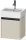 Duravit KETHO.2 43,4x33,8 cm-es, 1 ajtós alsószekrény mosdó és csaptelep nélkül, balos, szupermatt taupe K25070L83830000