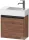 Duravit KETHO.2 48,4x23,8 cm-es, 1 ajtós alsószekrény mosdó és csaptelep nélkül, balos, matt dió K25072L79790000
