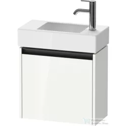   Duravit KETHO.2 48,4x23,8 cm-es, 1 ajtós alsószekrény mosdó és csaptelep nélkül, jobbos, fényes fehér K25072R22220000