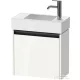 Duravit KETHO.2 48,4x23,8 cm-es, 1 ajtós alsószekrény mosdó és csaptelep nélkül, jobbos, fényes fehér K25072R22220000