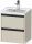 Duravit KETHO.2 48,4x37,5 cm-es, 2 fiókos függesztett szekrény, 074250XXX mosdóhoz, szupermatt taupe K25280083830000