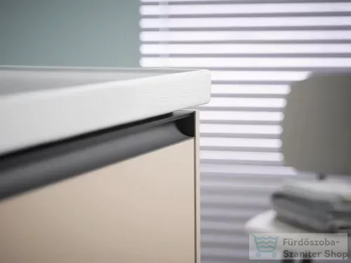 Duravit KETHO.2 48,4x37,5 cm-es, 2 fiókos függesztett szekrény, 074250XXX mosdóhoz, szupermatt taupe K25280083830000
