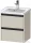 Duravit KETHO.2 48,4x37,5 cm-es, 2 fiókos függesztett szekrény, 074250XXX mosdóhoz, matt taupe K25280091910000